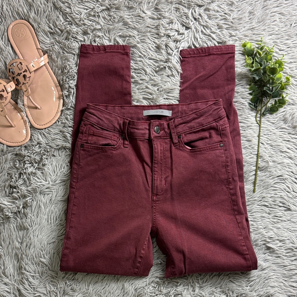 Joe's Jeans burgundy  Skinny Jeans size 25